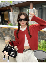 Women's Long Sleeve Knit Cardigan