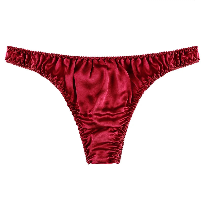 Men's Silk Underwear – Seamless Low Rise