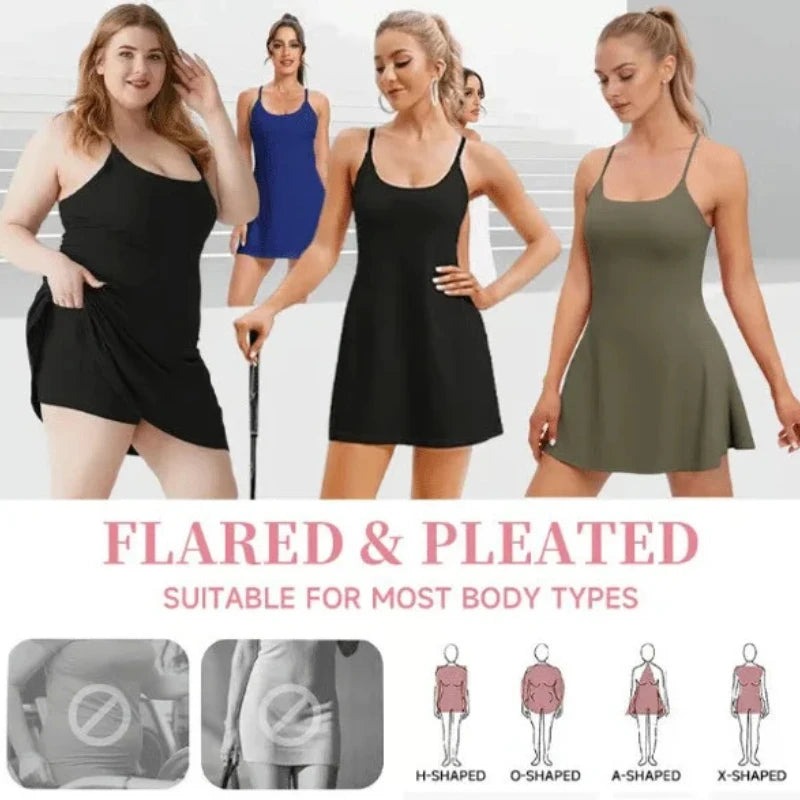 Women Sleeveless Sports Dress