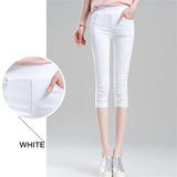 Women Cropped Capris Jeans