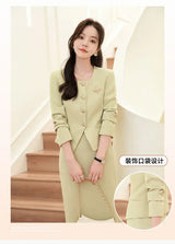 Women Business Work Skirt Suit