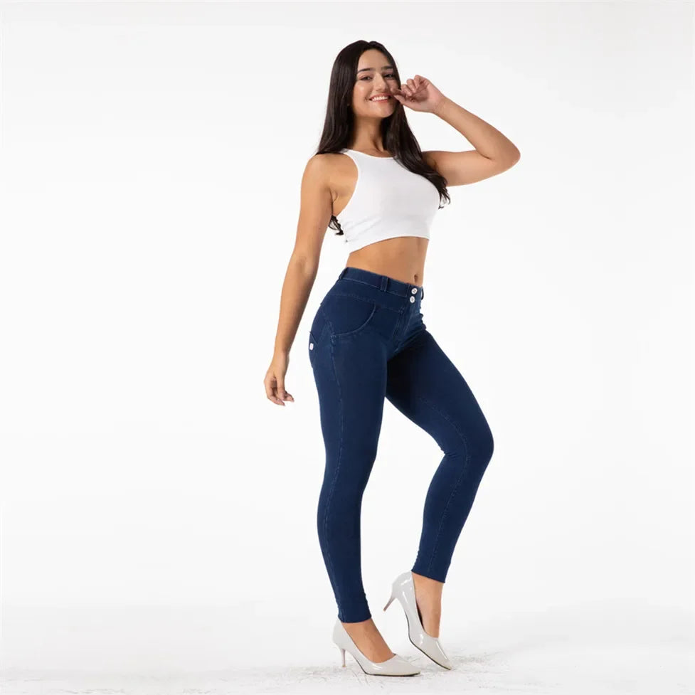 Women Light Blue Super Skinny Jeans