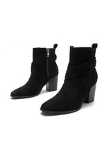 Women Pointed Toe Zipper Ankle Boots – Autumn High Heel Short Booties