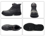 Men Waterproof Indestructible Steel Toe Boots