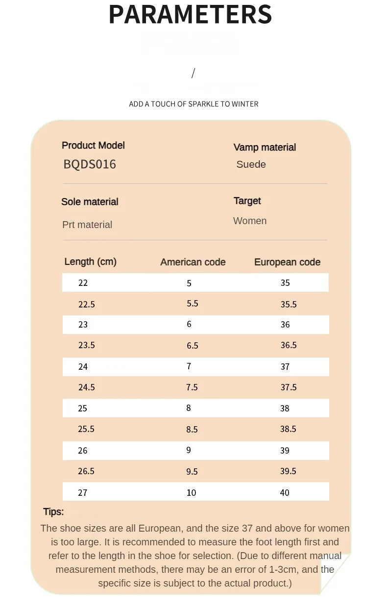 Women Snow Ankle Boots – Anti-Slip Plush Leather Winter Footwear