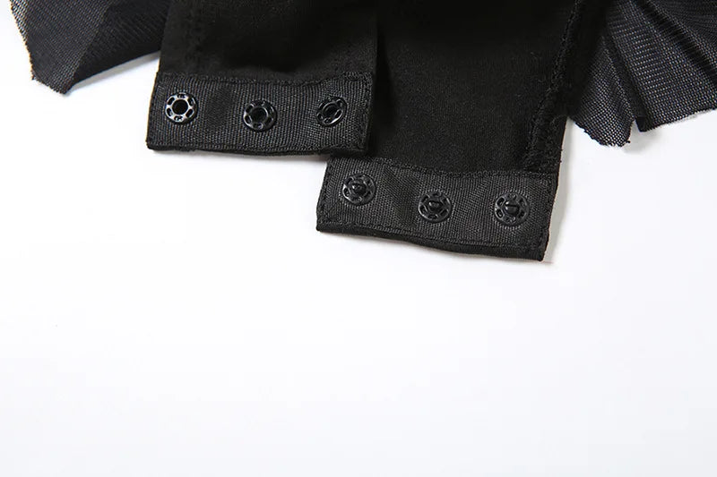 Ruffina™ – Black Ruffle Halter Festival Jumpsuit (Bold, Fun & Carefree)