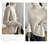 Women's Loose Turtleneck Cashmere Sweater