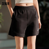 Women's Casual Embroidered Loose Shorts