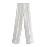 Women Office Straight Pants