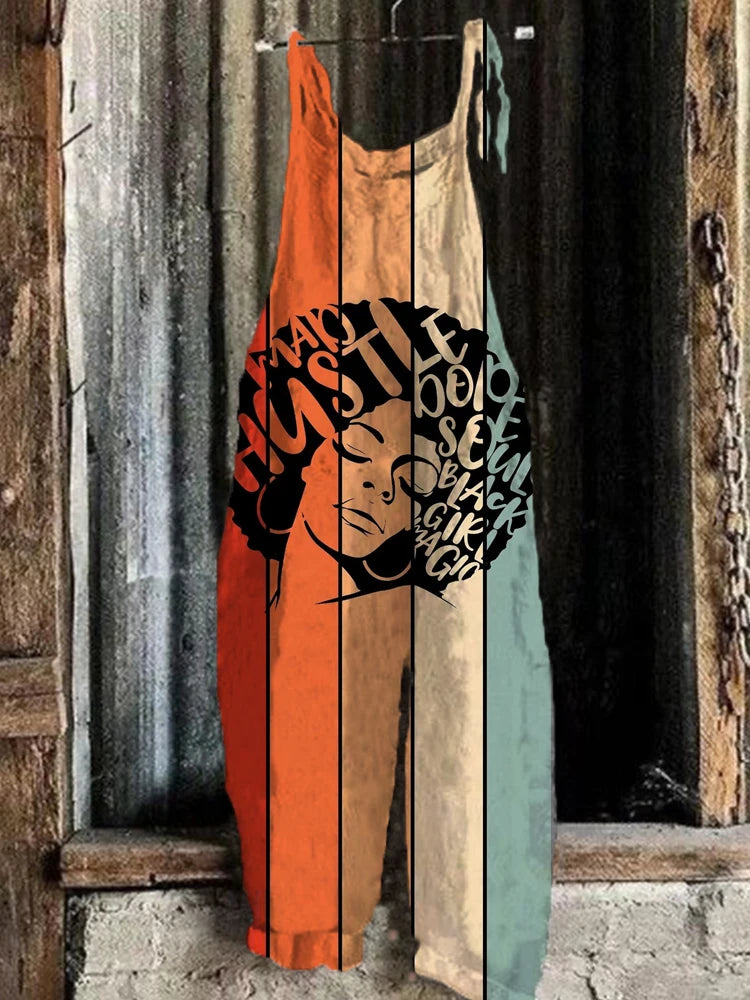 Women Abstract Print One-Piece Shorts