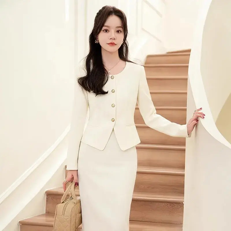 Women Business Work Skirt Suit