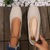 Women’s Square Toe Shallow Casual Ballet Flats