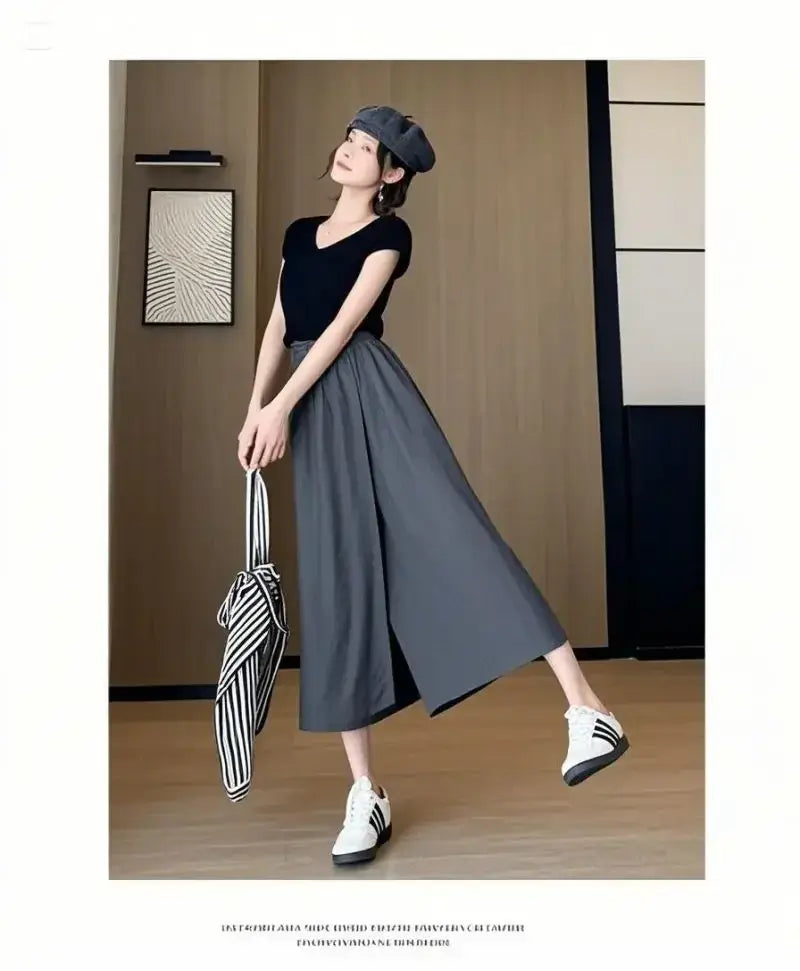 Women Vintage Mesh Tulle Long Skirt