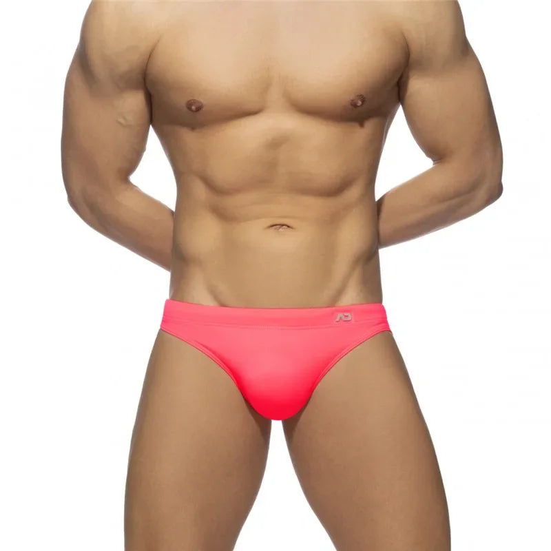 Men Neon Bikini Swim Briefs