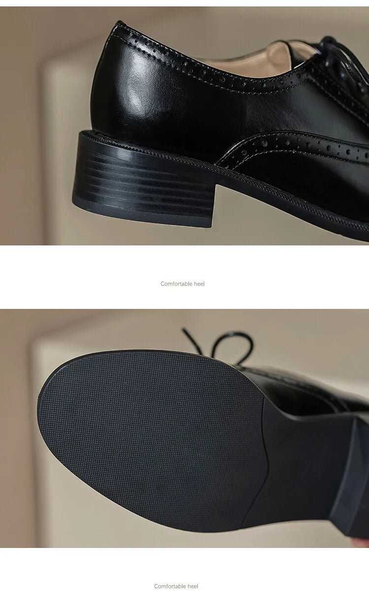 Women Leather Brogues – 2025