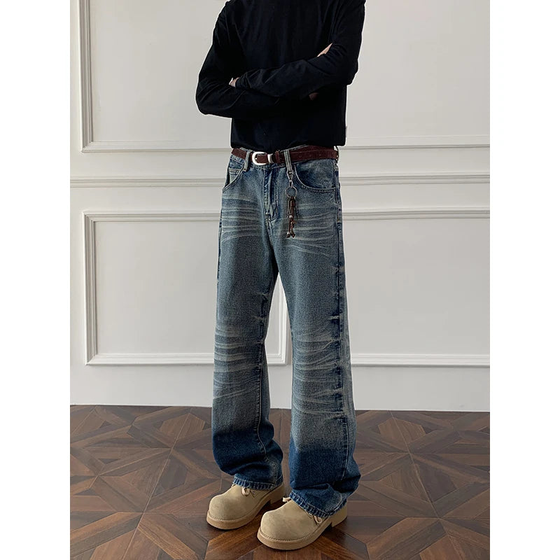 Men's Plus Size Slim Fit Bootcut Jeans