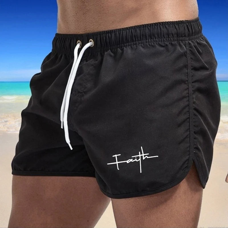 Men Casual Beach Swim Trunks