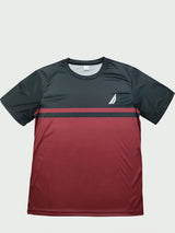 Men’s 3D Striped Crew Neck Shirt