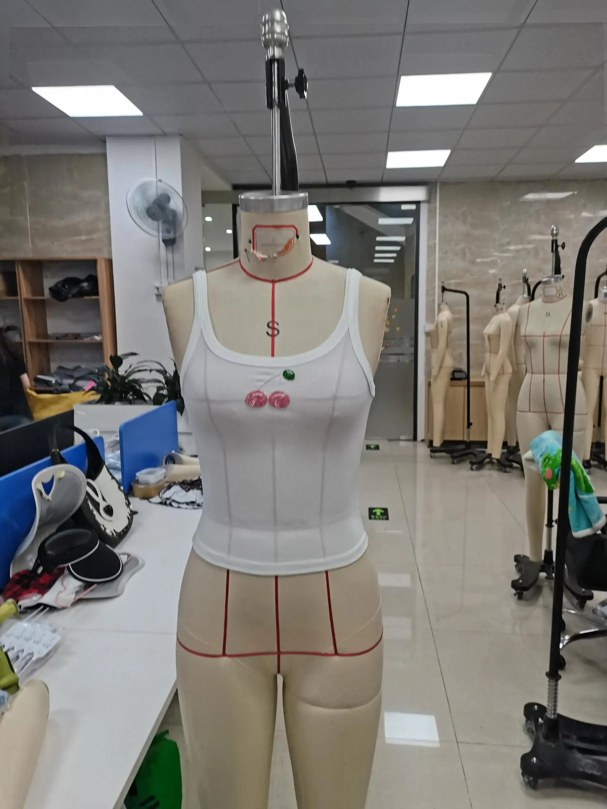 Glitter Beaded Crop Vest