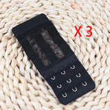 Women 3-Buckle Bra Strap