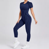 Women Backless Yoga Jumpsuit