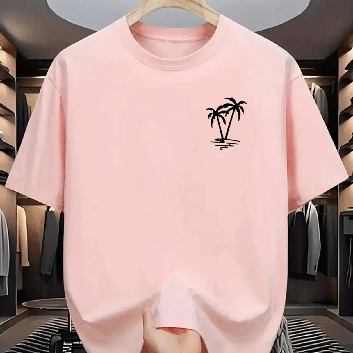 Men Coconut Print T-Shirt