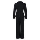 Women Plus Size Long Sleeve Pants Set