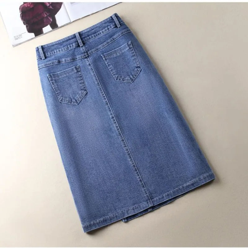 WrapFit™ – Slim A-Line Wrap Skirt (High Waist, Spring/Summer Casual)