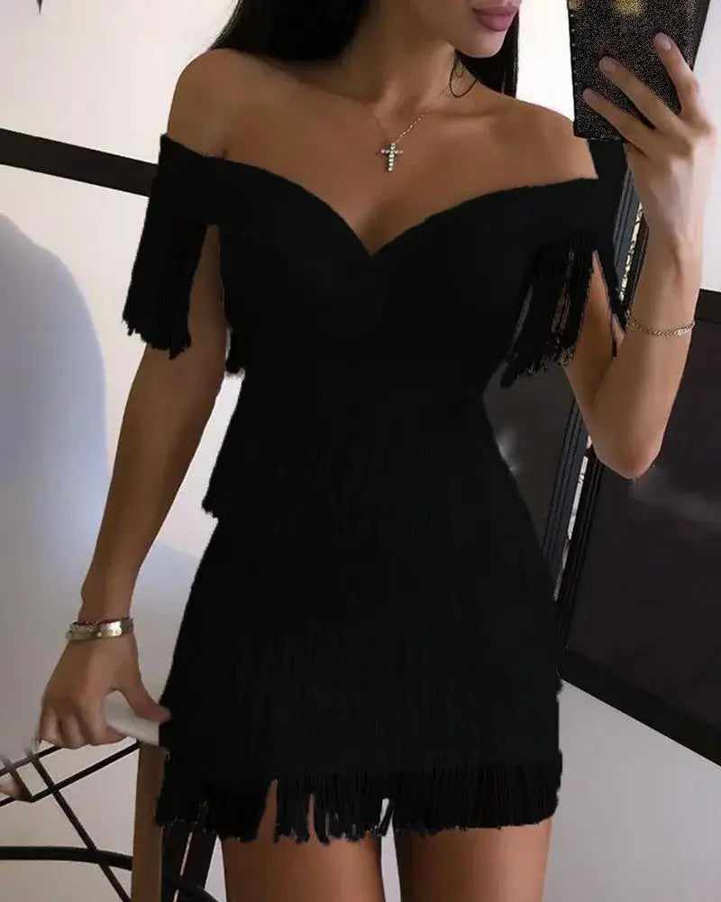 Sexy One-Shoulder Evening Dress