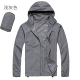 Women Lightweight Waterproof Hooded Windbreaker