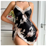 Women Satin Backless Nightdress