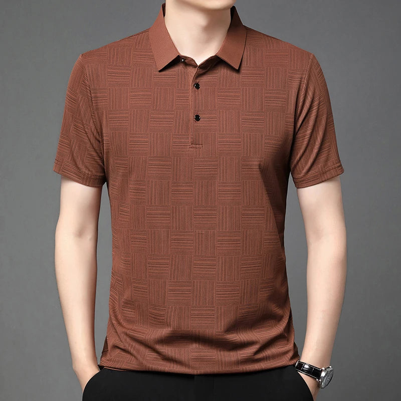 Men Printed Polo Shirt