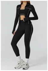 Women Slim Fit Long Sleeve Running Jacket