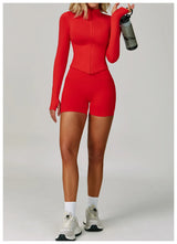 Ribbed Women's Yoga Jacket – Long Sleeve Standing Collar Fitness Top