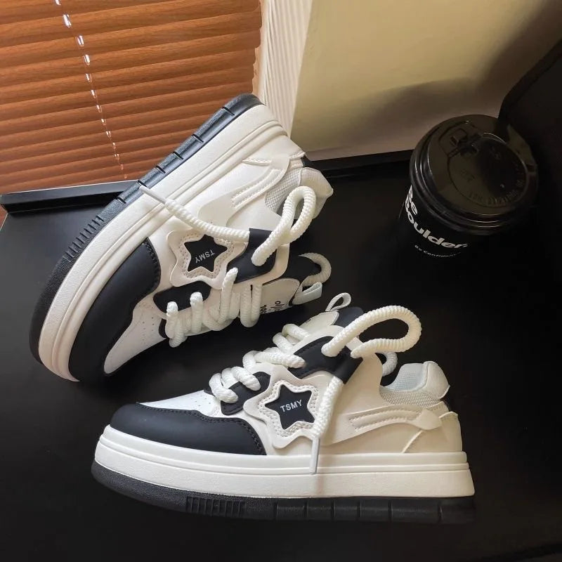 Trendy Thick-Soled Loafers – Sports Style 2025