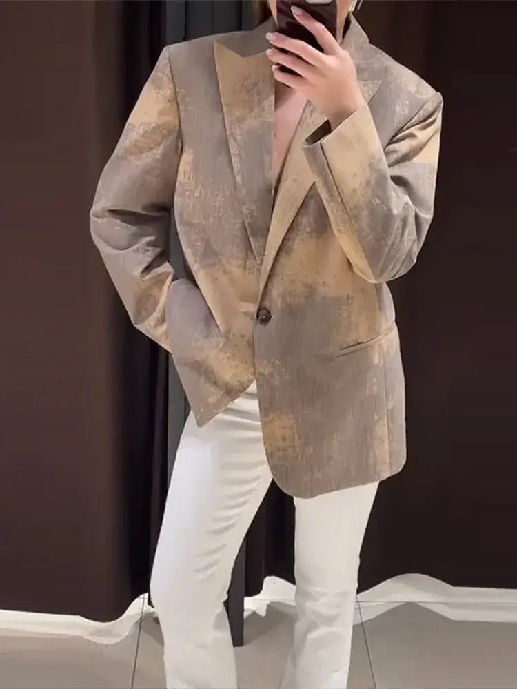 Women Lace Patchwork Dress Jacket Set