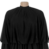 SculptEase™ – Ruched Flare Sleeve Bodycon Jumpsuit (Stretchy, Elegant & Curvy-Fit)