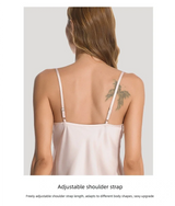 Women Deep V Silk Sleepwear