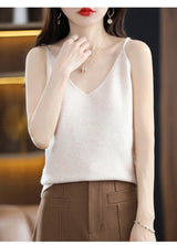 Knitted Summer V-Neck Tank