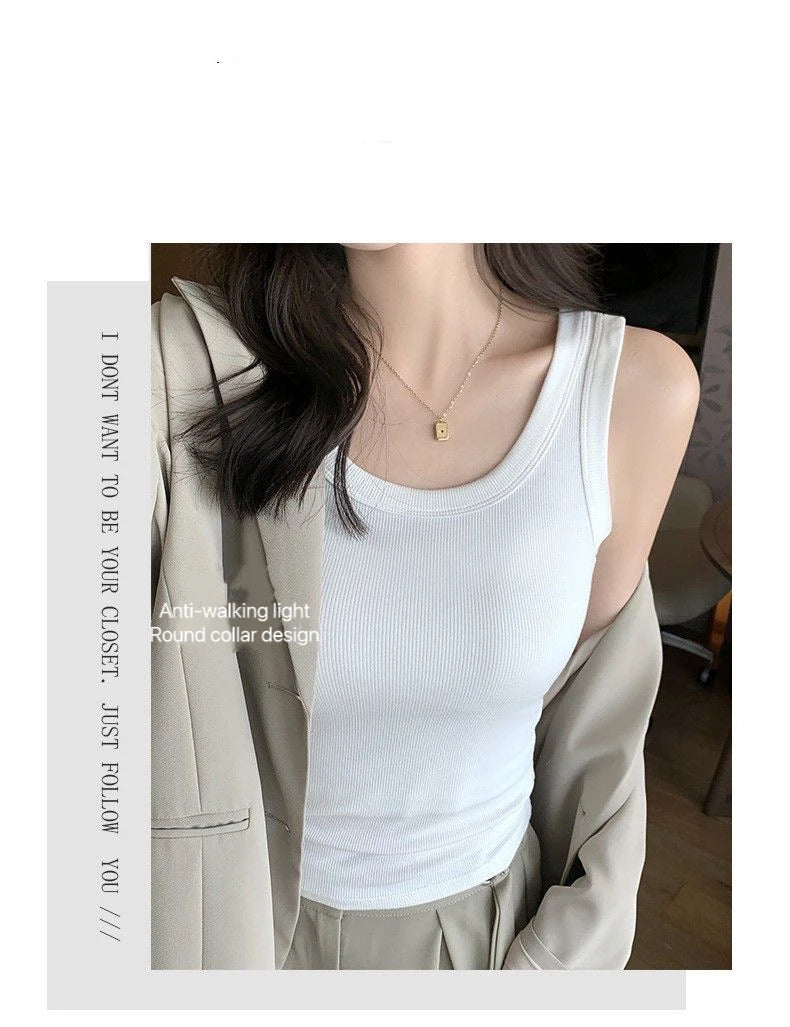 Women Knitted Sleeveless Tee