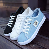 Women Canvas Shoes Lightweight Flat Sneakers