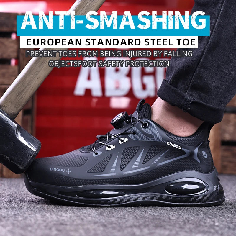 Women Safety Shoes Breathable Fashion Sneakers