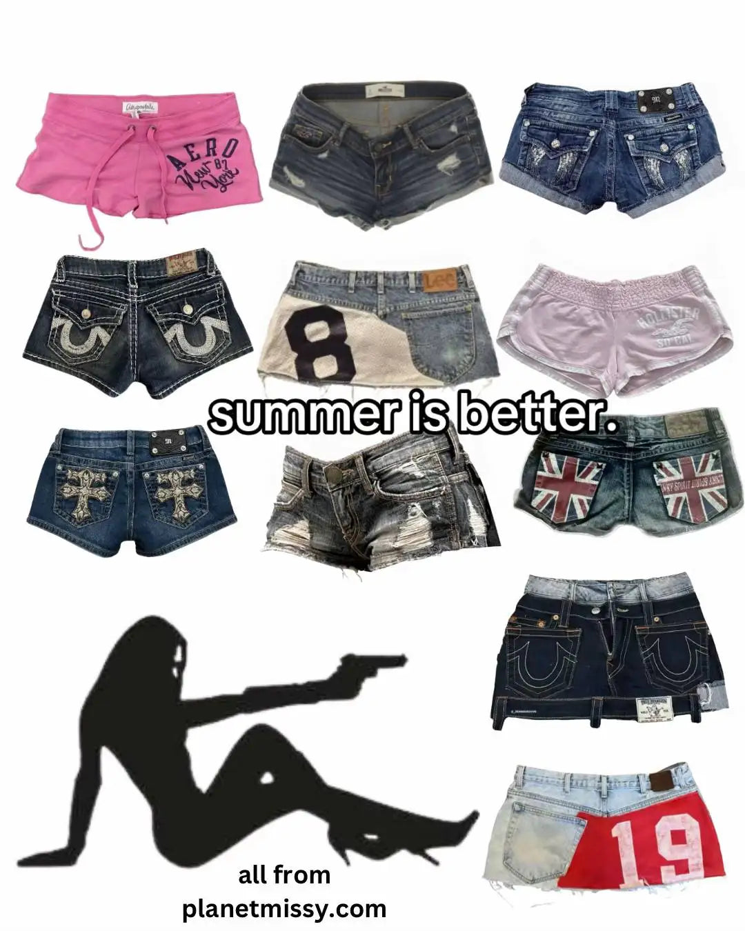 SweetGoth™ – Embroidered Y2K Mini Skirt (Gothic Low Waist Shorts)