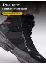 Women Safety Shoes Rotating Button Work Sneakers