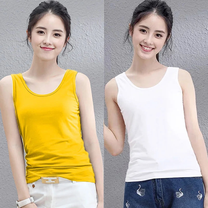 Women Cotton Halter Tank Top