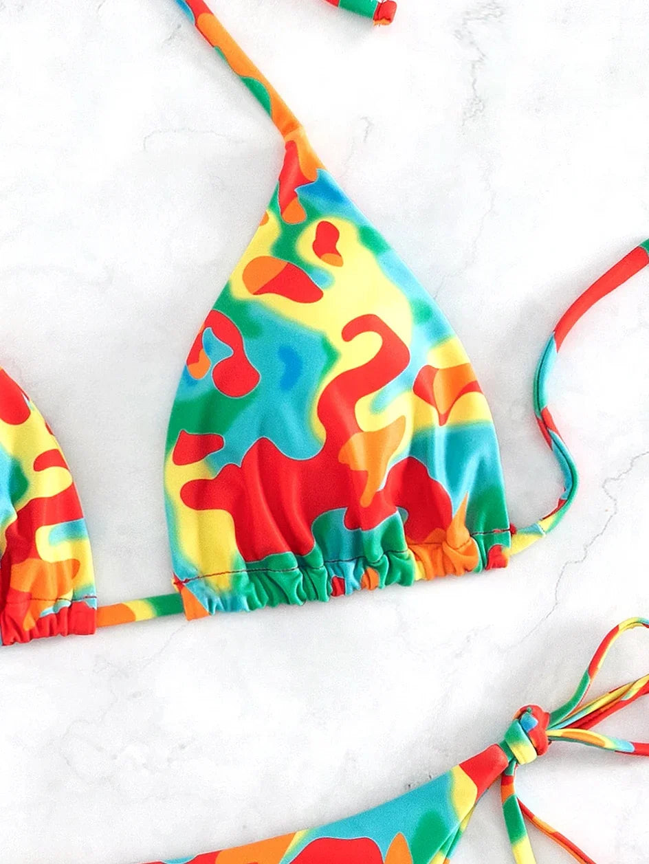 Tie Dye Micro Bikini