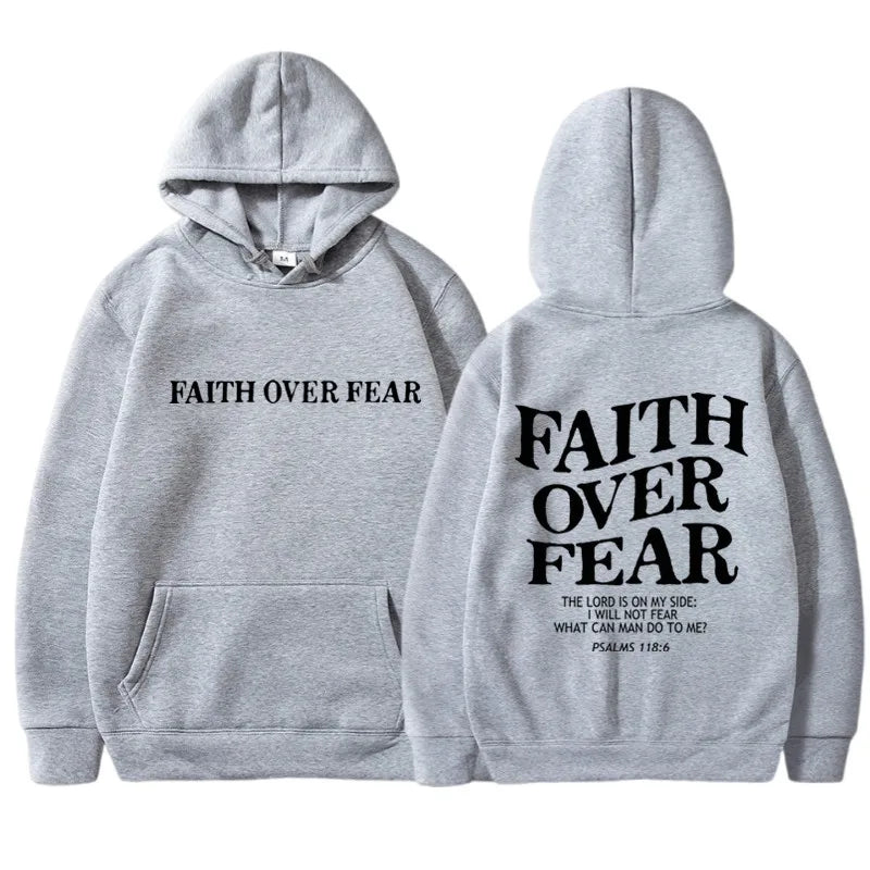 Men Faith Over Fear Hoodie