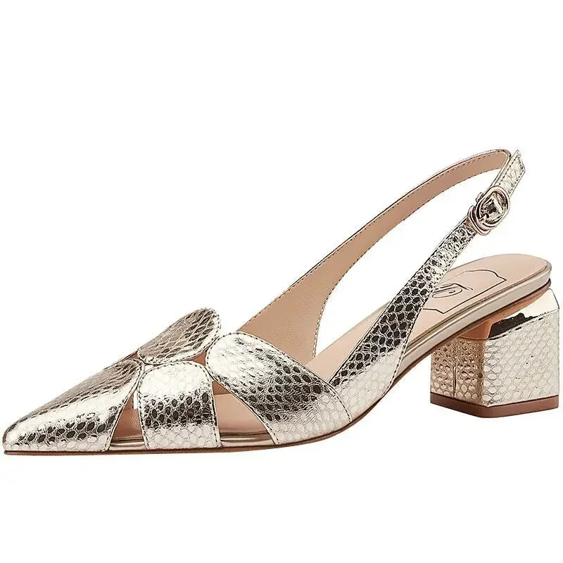 Pointed Toe Buckle Pumps – Summer 2025