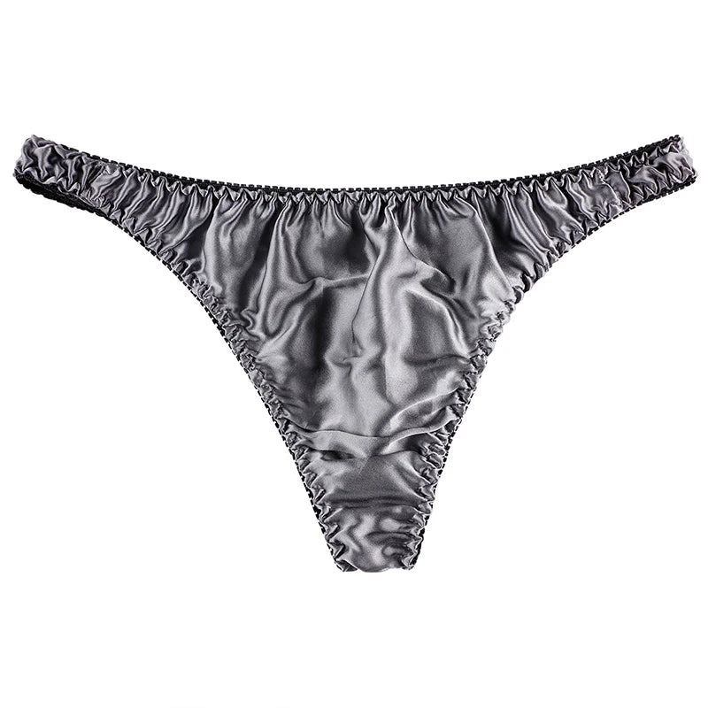 Men's Silk Underwear – Seamless Low Rise