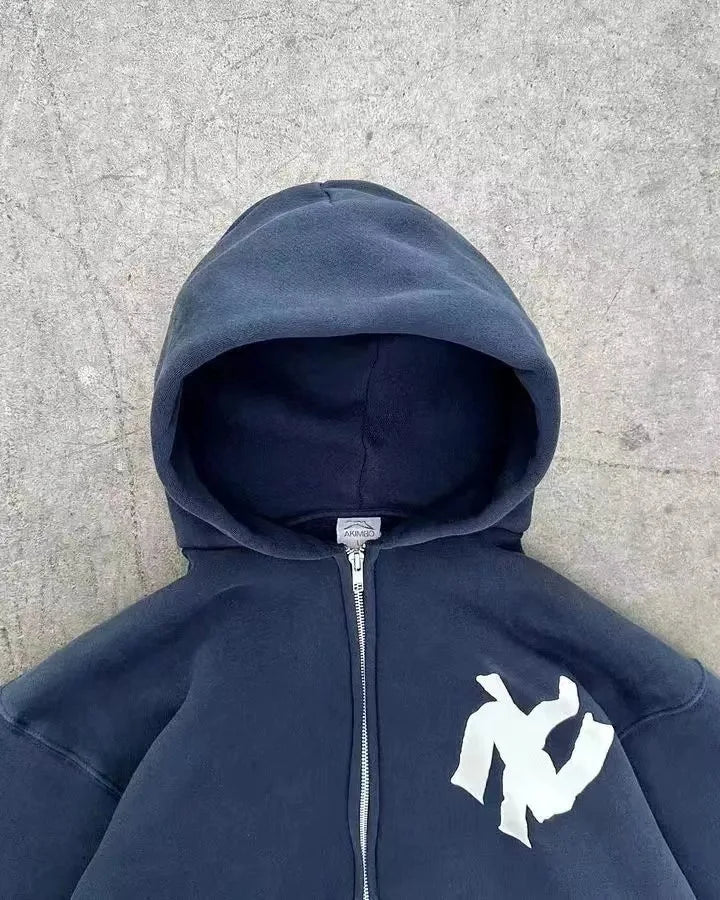 Women's Y2K Retro Letter Hoodie